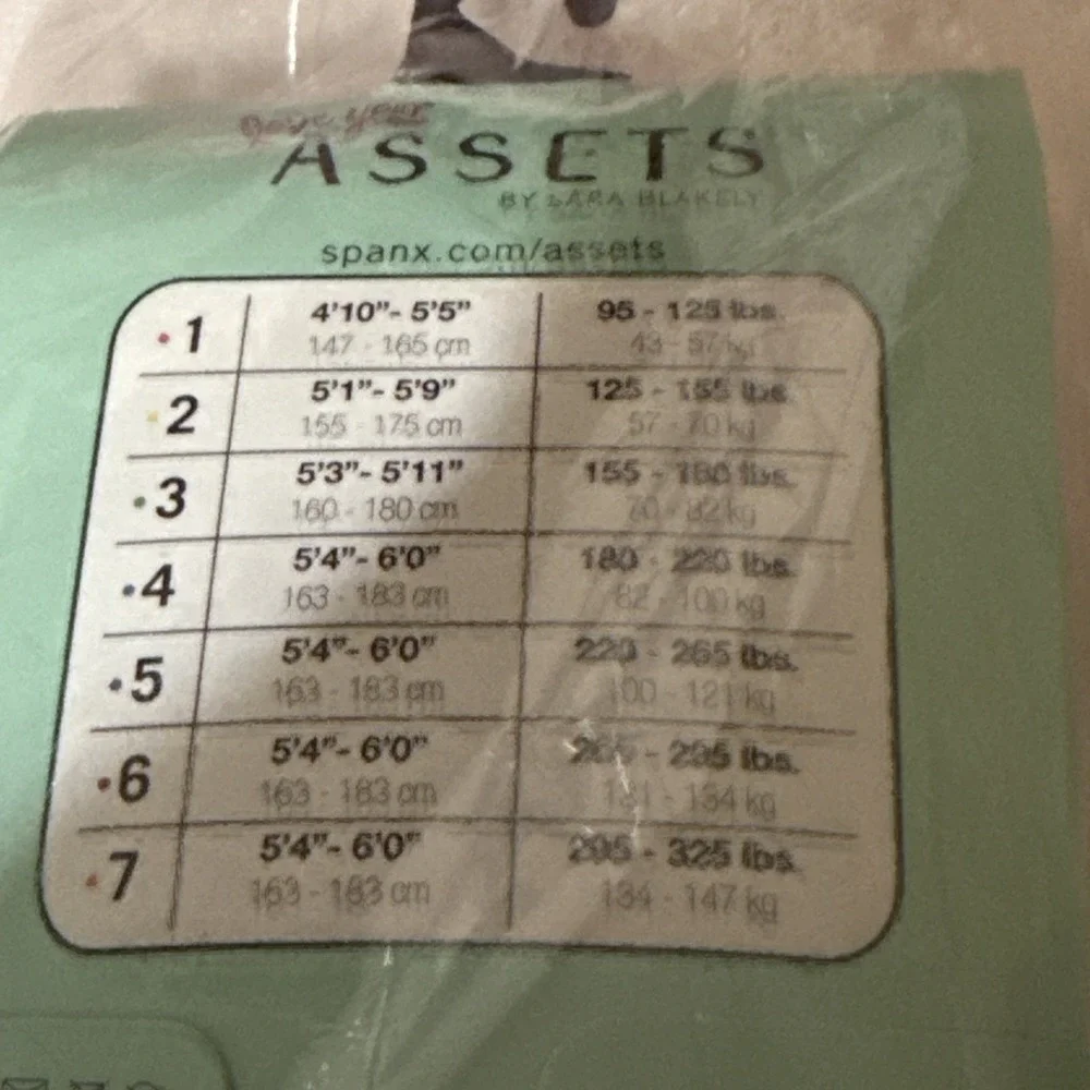 Lot of 3 Assets by Sara Blakely Size 4 Shaping Tights Black NIP Spanx Mix